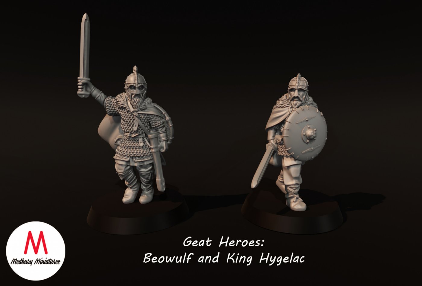 Dark Ages - Vendel Era Beowulf and King Hygelac | eBay