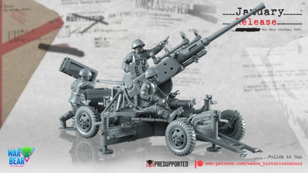 WWII Polish AA Gun