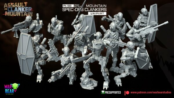 70’s Sci Fi Mountain SpecOps Clankers